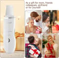 Miniatyrbillede 7 af 7: ansigtsrens ultralyd peeling, vandafvisende, rene porer - hvid