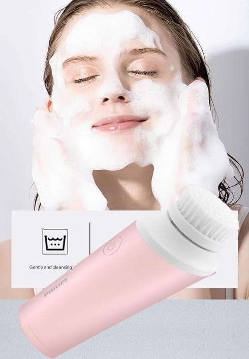 Philips Facial Cleanser BSC111 Kasvojen puhdistusaine Mini Puhdistava kasvojen puhdistusaine Kasvoharja Herkkä harjaspää SC5991