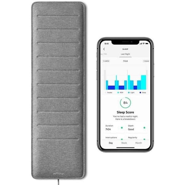 Withings Health Mate Compact Sleep Analyzer Connected Sleep Sensor - Grå