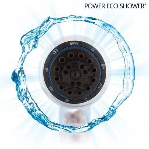 Duschhuvud - Power Eco Dusch - Multifunktion - Filtrerar vatten - Vattenbesparing - 8 lägen
