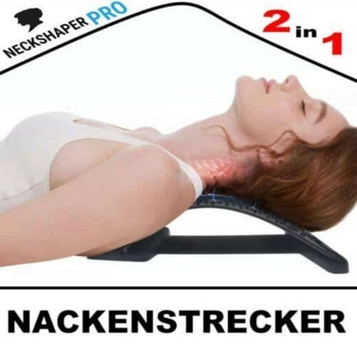 Nackstöd MAVURA »NeckShaper™ PRO ergonomisk nacksträckare ryggsträckare nackeryggmassagemassage ryggsträckare