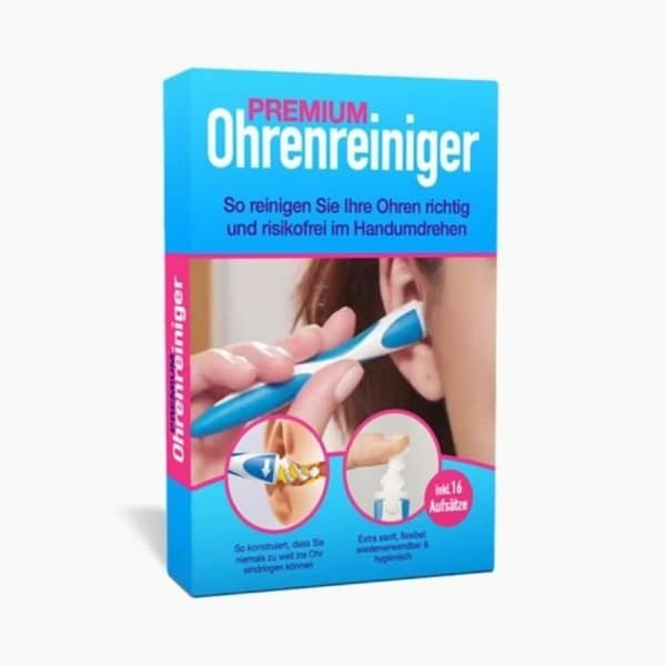 MAVURA - Öronrengöring Q-Grips Öronvaxborttagning - Ta bort öronvax - Engångsspetsar - Vit