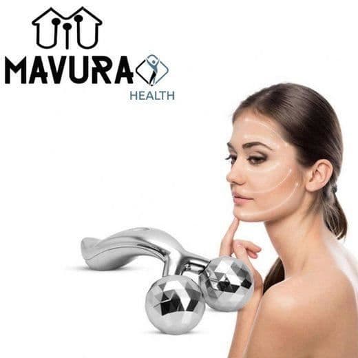 MAVURA Massage Roller »MAVURAHealth 3D Mini Ansiktsmassage Roller Ansiktsrulle 360 Ansiktsmassageapparat