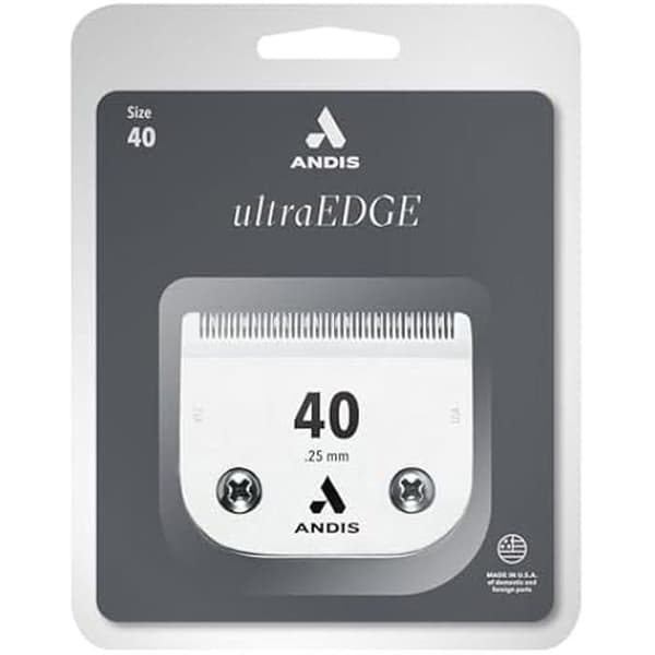 Clipperblad - ANDIS - Ultraedge - Storlek 40 - Kompatibel med flera modeller - För djur