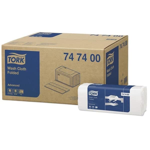 Tork Advanced rengöringsduk - Vit - 4 lager - 20 x 120 dukar - 19 x 25 cm - 747400