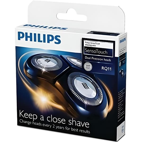 PHILIPS RQ11/50 Rakapparater Series 7000 SensoTouch rakhuvuden - 100 % vattentät - GyroFlex 2D - Super Lift&Cut