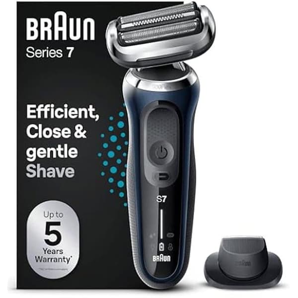 Rakapparat - BRAUN - Series 7 71-B1200s - 360° Flex - Wet &amp; Dry-teknologi - Precisionssax