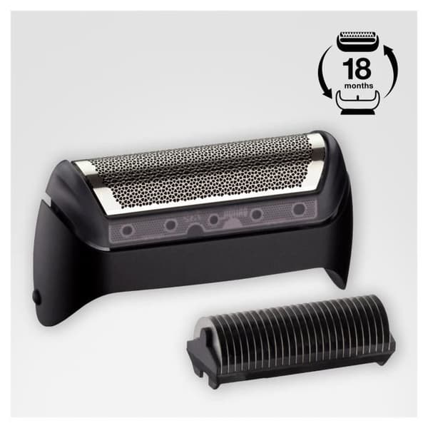 Braun 10B Series 1 Ersättningskassett för rakapparat - Refill Folie + Knivar - Svart