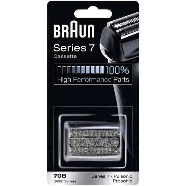 Kombipack 70B - Braun - Folie & Cutter - Svart - Unisex - Designad för rakhyvel