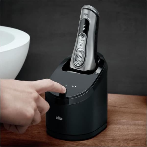 Braun Rengör och förnya Refill för elektrisk rakapparat, 4-pack, Braun SmartCare-kompatibel, Clean&amp;Charge Center