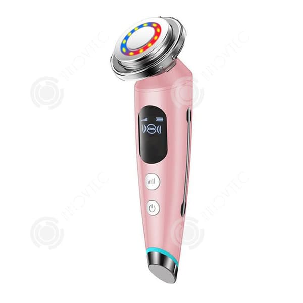 INN Beauty Device 400mah EMS 4 färglägen LCD-skärm Ansiktsmassageapparat Elektrisk skönhetsanordning Skönhetsanordning