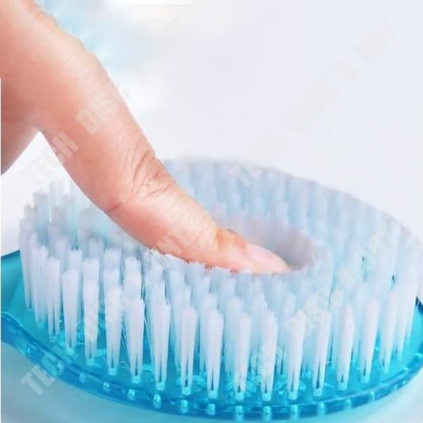 TD® bad-/duschborste Skrubbar bakkroppen långt handtag mjuka borst exfolierande massage tar bort döda hudceller och hudceller