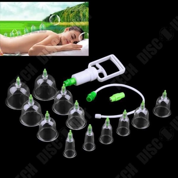 TD® Set med blodterapikoppar massagevård koppningsterapitillbehör för välbefinnande och terapeutisk vård och avkoppling
