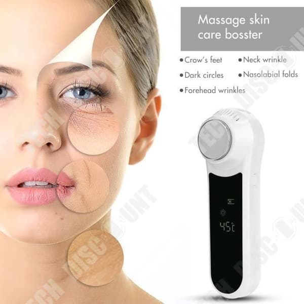 TD® Bärbar ansikts-/hudmassageapparat Booster Ansiktsvård Vibrationsmassageapparat för skönhetsnäring