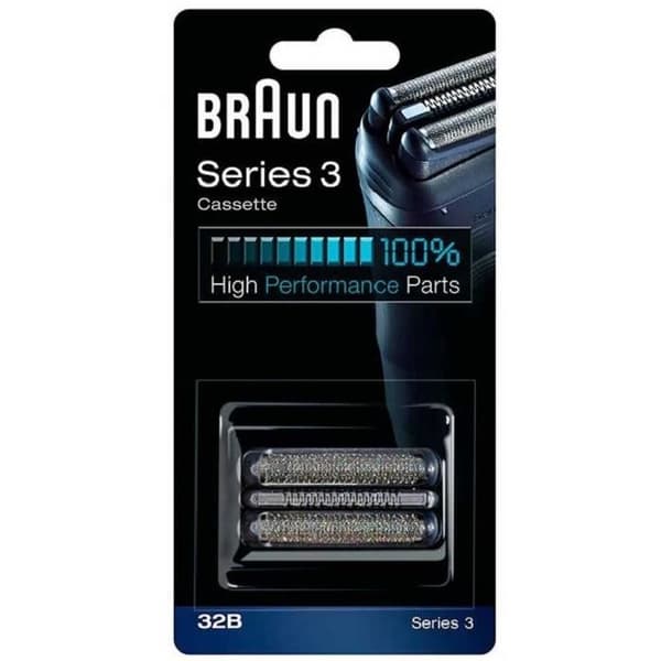 32B SVART KASSETT SERIES 3 300/320/340 FÖR BRAUN RAZOR 81483728