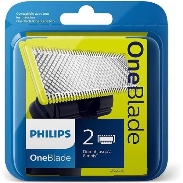 Paket med 2 rakblad för Philips OneBlade QP22050