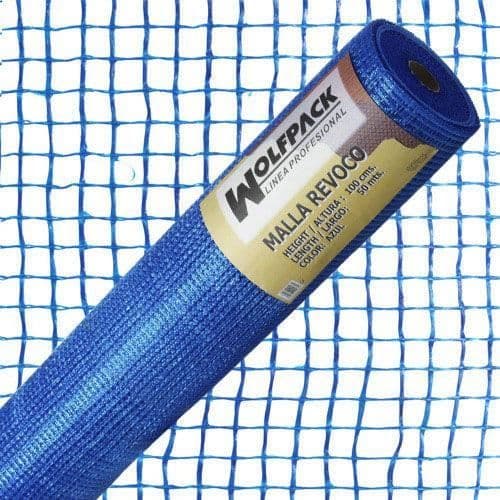 Malla Revoco Azul - WOLFPACK - Rulle 50cm x 1m - Fyrkantig storlek 10x10mm