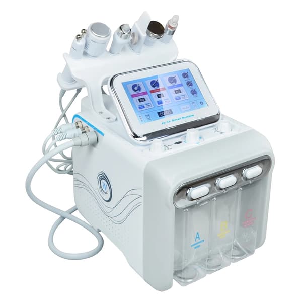 Aqua Peeling Ansiktsapparat, Huduppstramning, Borttagning av Död Hud, Varm & Kall Terapi