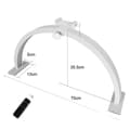 Miniatyrbillede 1 af 2: Neglebordlampe, 39W Lysstyrke, Dæmpbar Lys, 30IN HVID, EU