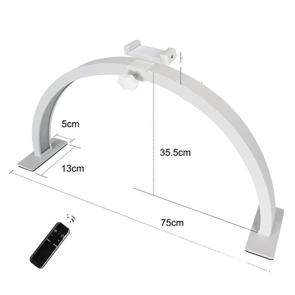 Neglebordlampe, 39W Lysstyrke, Dæmpbar Lys, 30IN HVID, EU