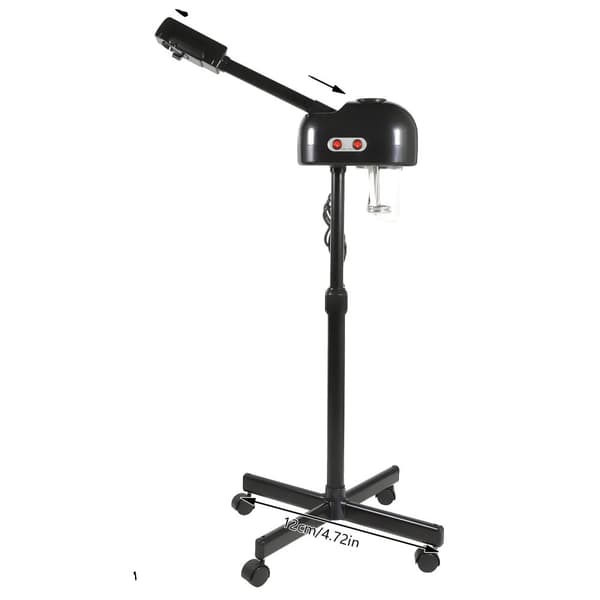 Fugtgivende Sprayer, 800W Effekt, Justerbar Højde, Automatisk Slukning,sort