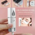 Pikkukuva 5 / 10: OBOSOE Kasvojen höyrystin Mist Spray Puhdistus Huokoset Vesi SPA Kosteuttava Kosteuttava Kosteuttava Kasvoruisku USB Ladattava