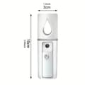 Pikkukuva 7 / 10: OBOSOE Kasvojen höyrystin Mist Spray Puhdistus Huokoset Vesi SPA Kosteuttava Kosteuttava Kosteuttava Kasvoruisku USB Ladattava