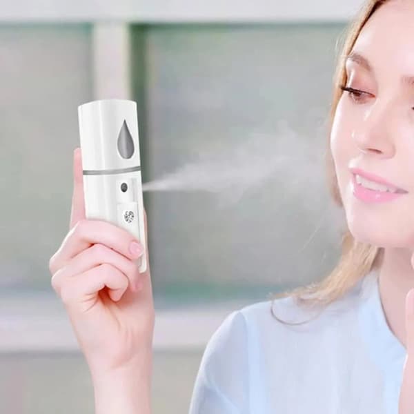 OBOSOE Kasvojen höyrystin Mist Spray Puhdistus Huokoset Vesi SPA Kosteuttava Kosteuttava Kosteuttava Kasvoruisku USB Ladattava