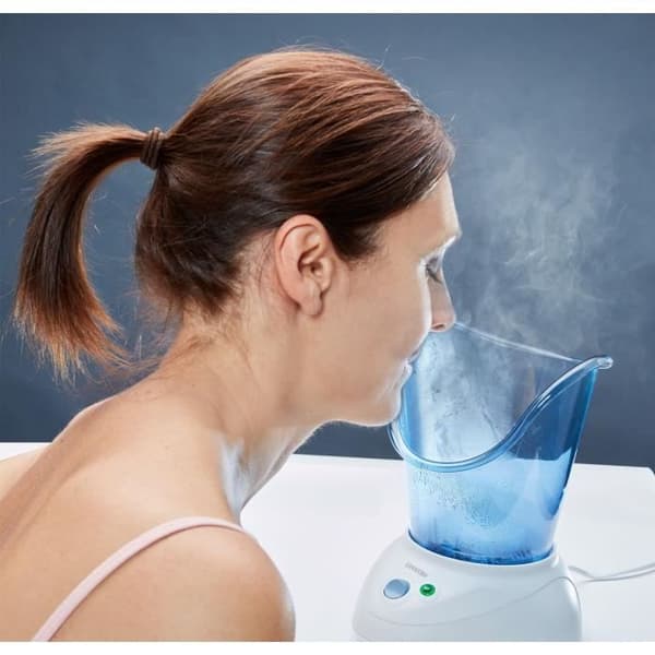 LANAFORM FACIAL CARE - Bärbar ansiktsbastu - Tar bort orenheter och pormaskar - Inhalator för att rensa luftvägarna