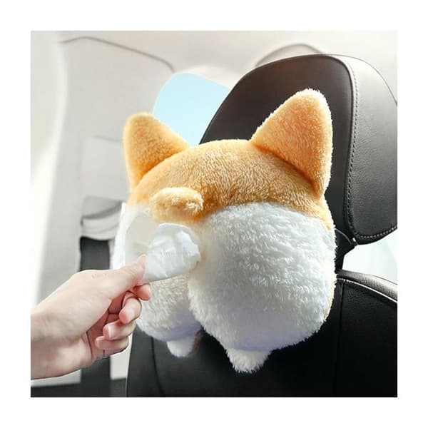 Shiba Dog Butt Tissue Box Dispenser