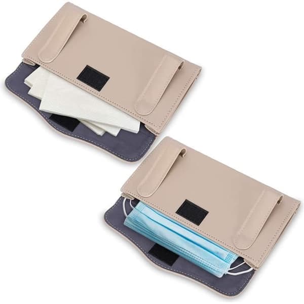 Tissues,Car Sun Visir Tissue Box,Car Tissue Holder,Car Sun Visir Tissues-beige