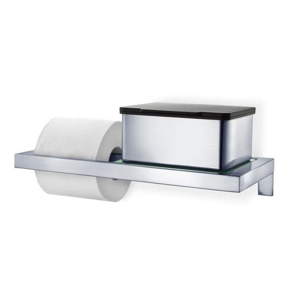 Blomus Menoto Wipes Box, Makeup Remover Wipes Box, Tissue Box, Matt rostfritt stål, 7,5x15x13cm, 68821