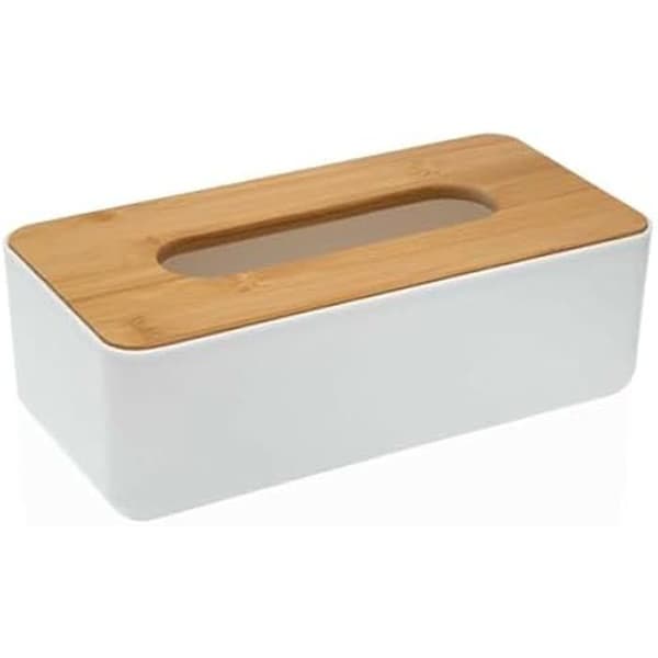 Vävnadslåda - VERSA - Flerfärgad - 27,6 x 14,6 x 10,1 cm - Vit - Blandat