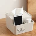 Miniatyrbild 2 av 4: TD® barns vita skrivbordsorganisator förvaringsbox telefonhållare vävnadsdispenser hemdesignpenna