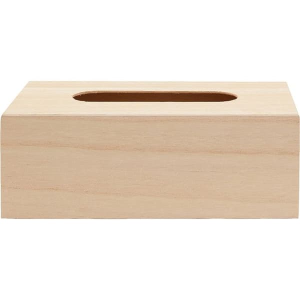 Näsklåda - Dekoration - Trä - 25x13x9 cm - Anpassningsbar - Brun