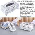 Miniatyrbild 2 av 4: TD® Creative Light Retro Tissue Box Lyx lådlåda Vardagsrum Tissue Storage Box Dekorativa ornament