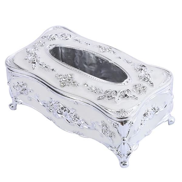 TD® Creative Light Retro Tissue Box Lyx lådlåda Vardagsrum Tissue Storage Box Dekorativa ornament