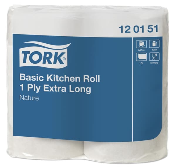 Hushållspapper TORK Uni lång 1-lag 2/fp 7st