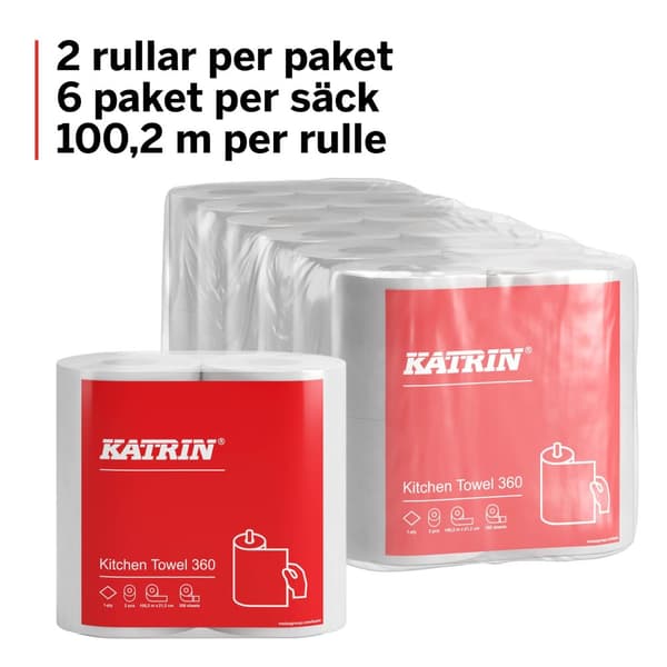 Hushållspapper KATRIN 360 12/fp