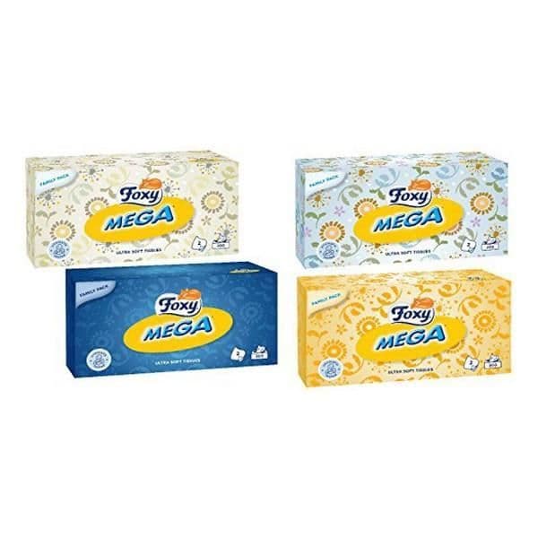 Mega Foxy ansiktspappersservetter - FOXY - 200 uds