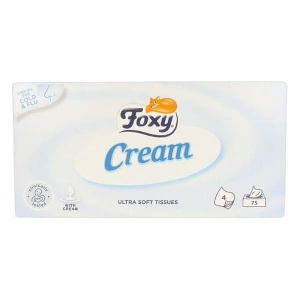 Foxy Facial Cream Ansiktsvävnad Känslig hud (75 uds)