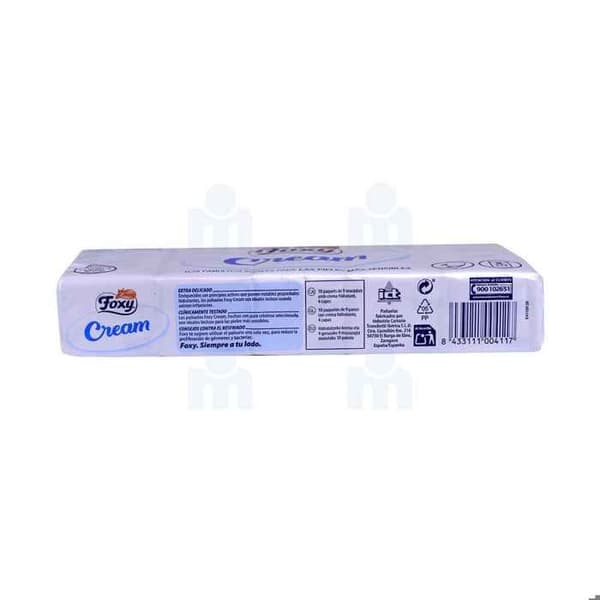 Känsliga hudvävnader 4 ply Cream 10 förpackningar x 9 enheter - FOXY