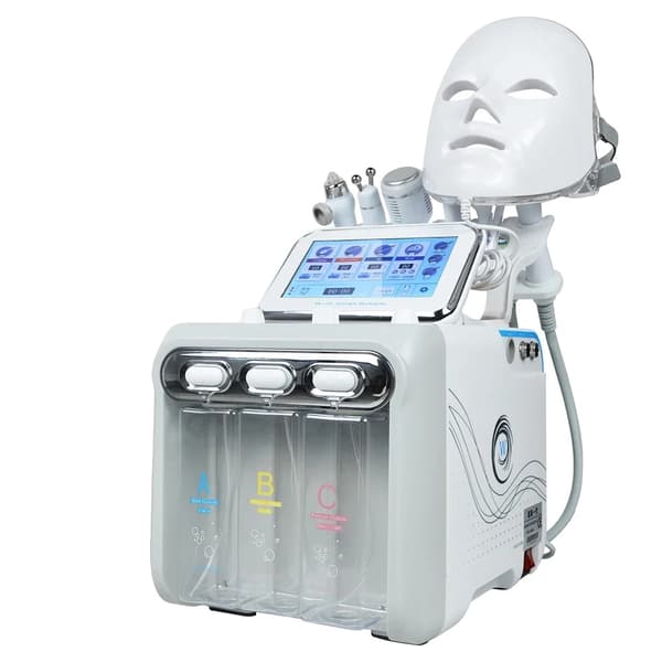 Skønhedshudplejemaskine, 7 i 1 funktionalitet, CE-certificeret,EU-stik