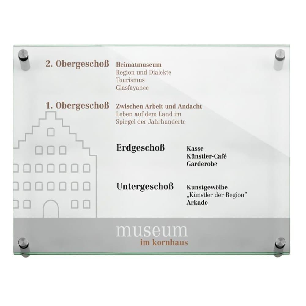 MOEDEL Informationsskylt Galerie A3