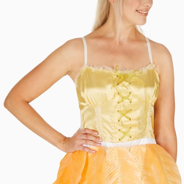 Guld blomsterfe kostume