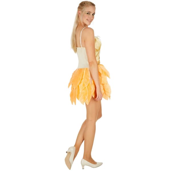 Guld blomsterfe kostume