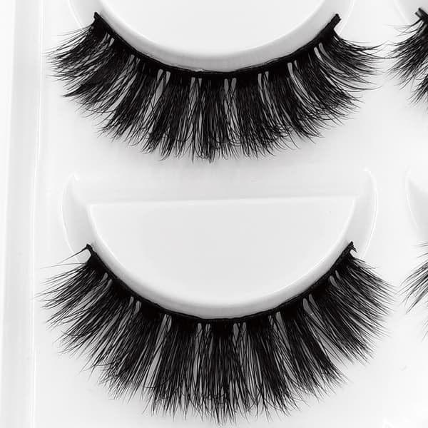 5-par lösögonfransar - 3D faux mink G600