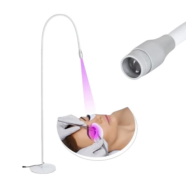UV-franshärdande lampa, 5W effekt, justerbar höjd, 180 lamppärlor,EU, 5W Vit