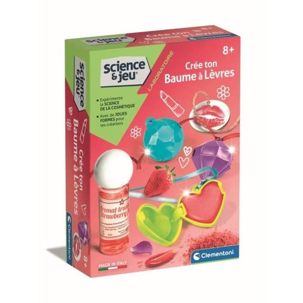 CLEMENTONI Science &amp; Jeu - Läppbalsam - Vetenskapligt spel