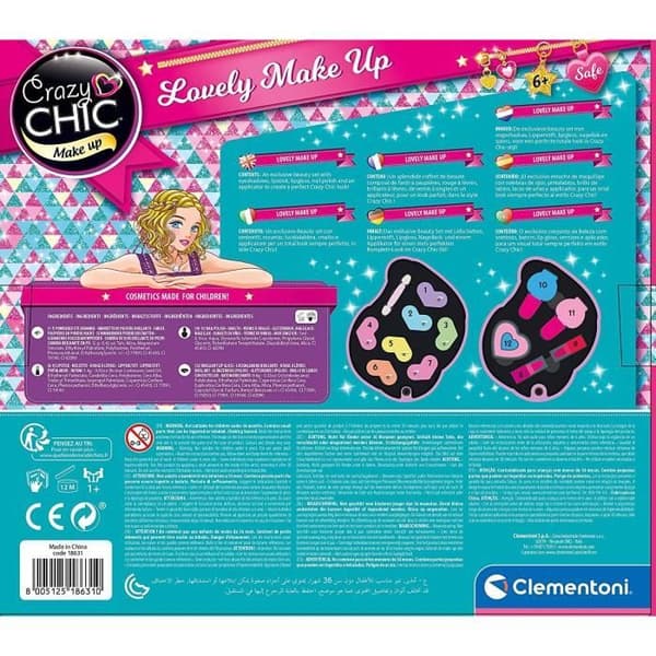 Clementoni - Crazy Chic - Sirene Makeup Palette
